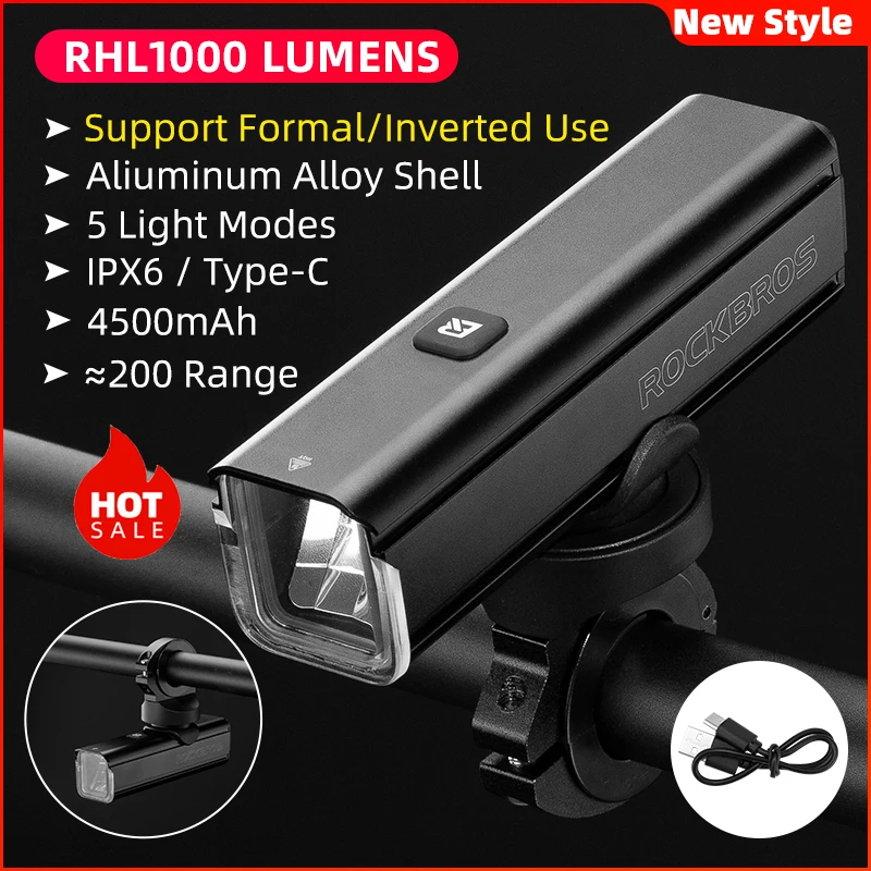 ROCKBROS 1000LM Bike Light